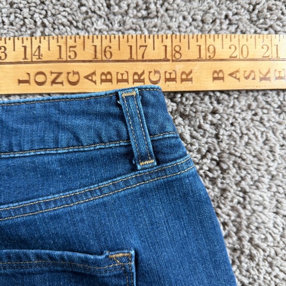 LL Bean Classic Fit fleece lined denim Jeans Blue 18 Petite Warm Winter outdoor - Picture 8 of 12